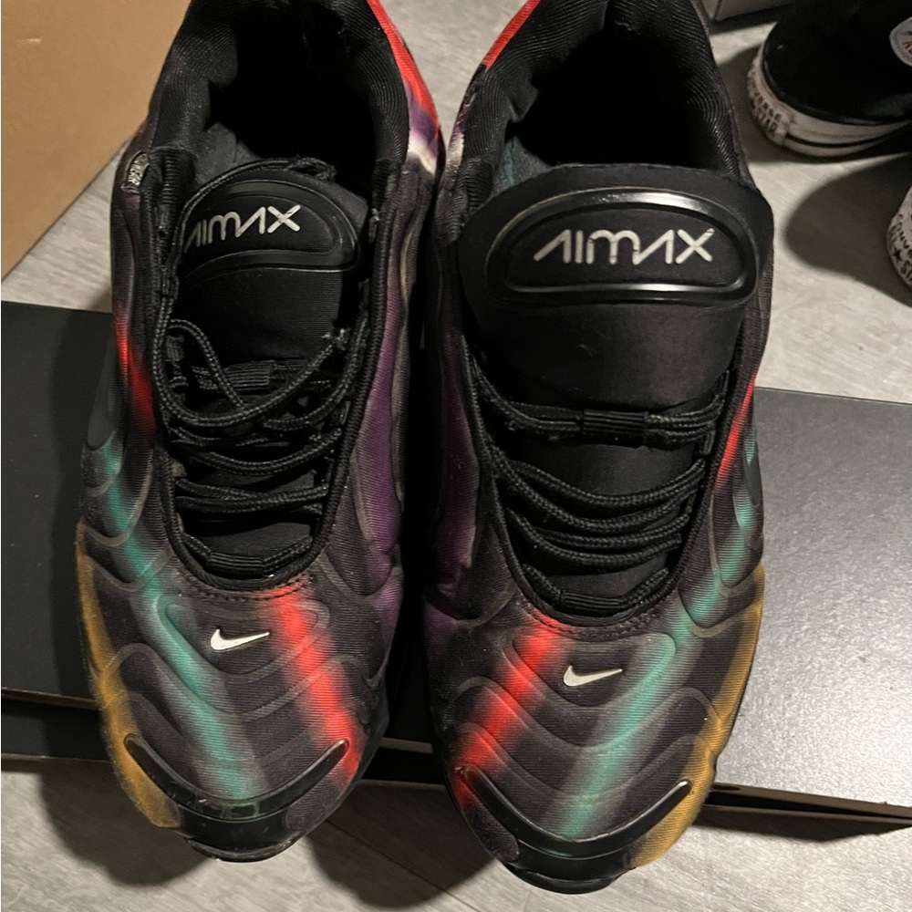 Nike Black and Purple Sneakers